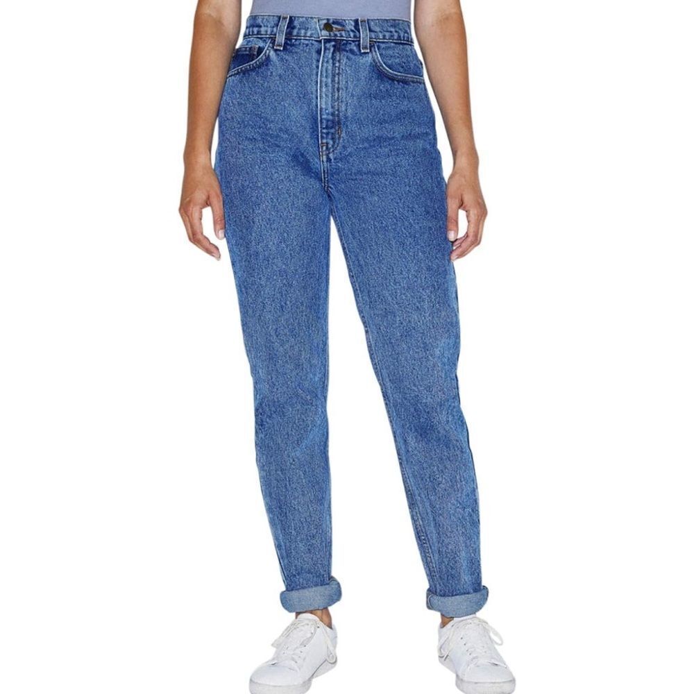 Women’s Denim THE HIGH-WAIST JEAN Medium Marble Wash size 34